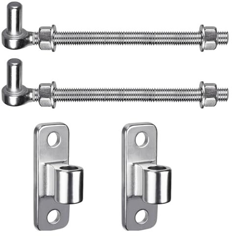 Verstellbare Bolzen, Scharnier, rostbeständig, Stahlschrauben, Türscharnier, einfache Installation, Torscharniere für Tür und Fenster