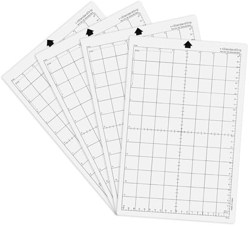 Forbabe 4 Stück Schneidematte Plotter für Silhouette cameo 4/3/2/1