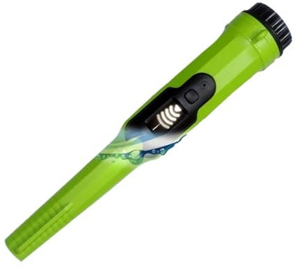 NADCFN Détecteur métaux Tout-Terrain Détecteur de métaux Pinpointer entièrement étanche IP68 avec écran LCD, pointeur de Broche sous-Marin Haute sensibilité DétecteurOr avec(Green HS-16)