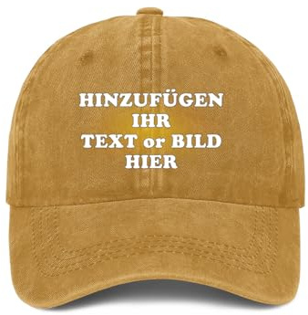ROHBVMN Basecap personalisiert mit Foto/Logo/Text | Klassische Trucker-Kappe selbst gestalten | personalisiertes Baseball Cap für Männer Frauen | Mesh Cap Verstellbar Herren Damen