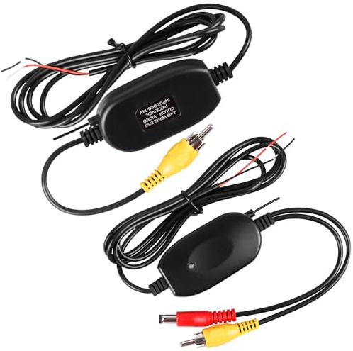 Kit récepteur et émetteur de signal sans fil 2,4 G pour moniteur de caméra de recul de voiture, adaptateur sans fil 12 V pour caméra avant de voiture et moniteur de stationnement