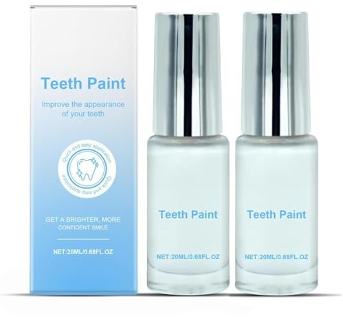 2PC Peinture Celsky – Peinture Celsky Pour Les Dents, Dent Blanche Instantanée, Stylo Blanchiment Dents, Blanchiment Dentaire, Blanchisseur De Dénts, Dént Blanche Paint, Blanchimént Des Dent