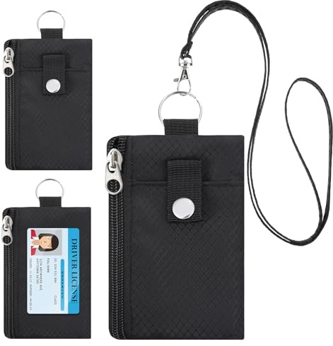 COEKI Brustbeutel Herren Dame mit RFID Schutz, Reisegeldbeutel Weicher Brustbeutel Reisen Anti-Diebstahl für Kreditkarten und Münzen Geeignet(Schwarz)