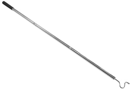 Hemobllo Barra Inoxidable para Colgar Ropa Poste Desmontable con Tubo Roscado Resistente y Estable para Armarios Uso Multifuncional