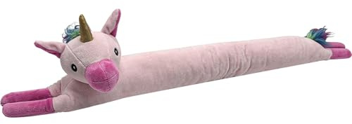 A2Z Unicorn Door Draught Excluder 78cm Decorative Door Seal | Decorative Door Draught Blocker With Soft Polyester Fabric Finish