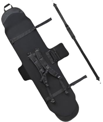 SDIUAKBV snowboardväska snowboardskydd ärm ryggsäck vattentät transport wrap pack bagage bärutrustning resväska (längd 154 cm)