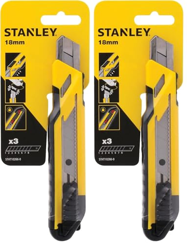 STANLEY STHT10266-0 CUTTER AUTOBLOCCANTE 18 mm (Confezione da 2)
