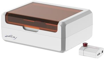 Twotrees Laservii M1s 12W Laser Graviermaschine, Klasse 1 Sicher Vollständig Geschlossen mit Abluftsystem, 36000mm/min High-Speed Laser Cutter für Holz Acryl, Arbeitsbereich 305x203mm