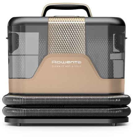 Rowenta Clean It Hot & Cold, Smacchiatore 3 in 1, IN7021 | Tecnologia PowerHeat, Pulizia a Caldo e Freddo, Per Tappeti, Divani e Auto, Potenza 1150W, Colore Copper Tinto