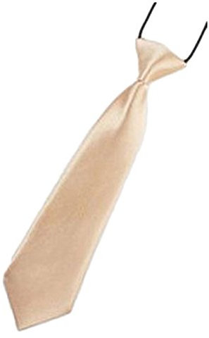 familientrends Kinder Jungen Baby Krawatte Binder Schlips Hochzeit Kommunion Konfirmation Party, Grösse Accessoire:Gross;Farbe:Beige