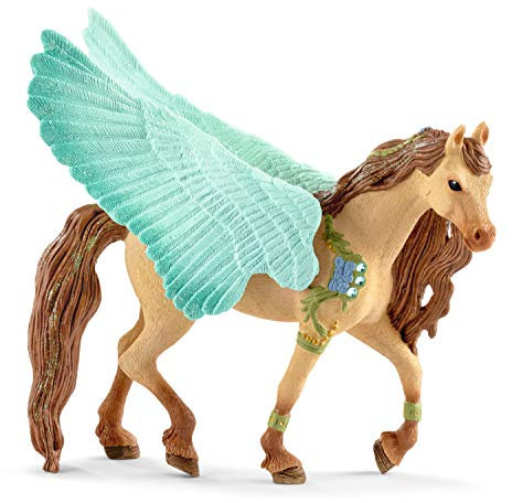 SCHLEICH 70574 Schmuck Pegasus Hengst, für Kinder ab 5 Jahren, BAYALA - Spielfigur