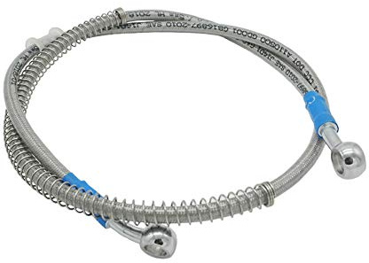 1300mm 130cm LE LEFOSSI Universal Motorrad Bremsschlauch Geflochtener Hydraulikstahl Stärken Bremskupplungsöl Schlauchleitung Fahren für Pit Dirt Bike Enduro Motocross Street Bikes Sport Bikes