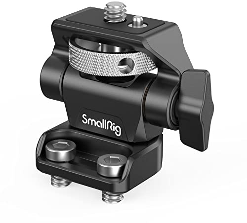 SMALLRIG Kamera Monitor Mount, Swivel 360° and Tilt 180°, Verstellbare Halterung mit 1/4-20 Schrauben für 5 und 7 Monitor - 2904B
