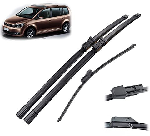 DHWUIASF Windschutzscheibe Scheibenwischerblätter Für VW Für Touran 2010-2015 2011 2012 2013 2014 Vorne Hinten Fenster 24 18 14 