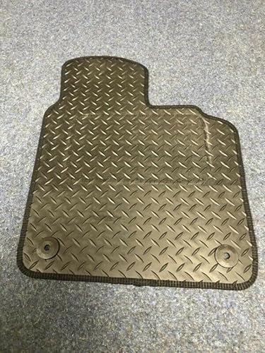 TAILORED TO FIT Dacia Duster (2013-2018) - REPLACEMENT PREMIUM HEAVY DUTY RUBBER SINGLE DRIVERS SIDE MAT BLACK CAR MATS