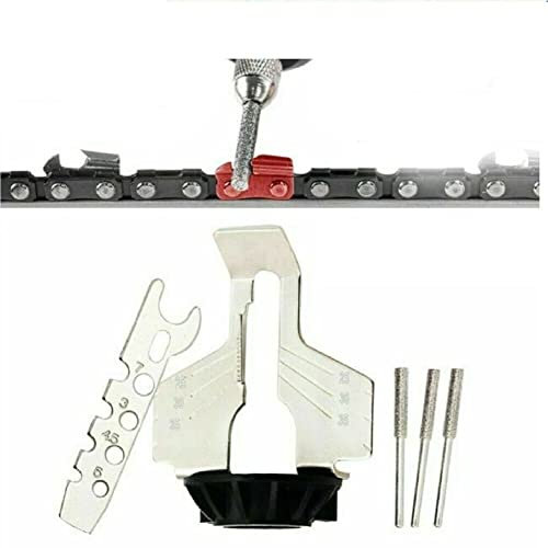 Chainsaw Sharpener Electric Grinder Chain Saw Sharpening Attachment Drill Tool Polishing Tools Chainsaw Parts Accessories