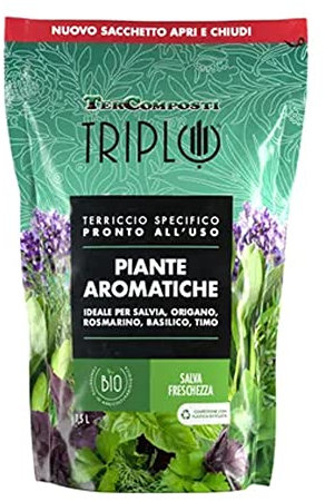 TERRICCIO PER PIANTE AROMATICHE 1,5L BIO TERCOMPOSTI
