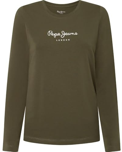 PEPE JEANS New Virginia LS N Leaf Green Ladies M