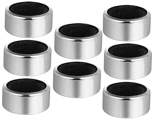 PAMINGONO 8pcs Stainless Steel Wine Bottle Collars Leak Proof Drip Stopper Rings for Bar and Home Use Wine Bottle Drip Collar