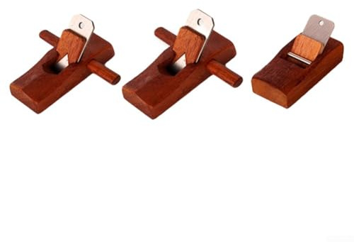Zilimontt Mini Woodworking Plane, Flat Plane, Hand Chamfer Plane for Woodworking,Wood Plane Edge Corner Banding Trimming Chamfering Bevel Planer, DIY Small Hand Planer Wooden Tool(95mm)