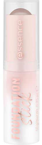 essence FOUNDATION stick, Nr. 250, Braun, pflegend, abdeckend, weichzeichnend, natürlich, vegan, ölfrei, ohne Konservierungsstoffe, ohne Parabene, 1er Pack (10g)