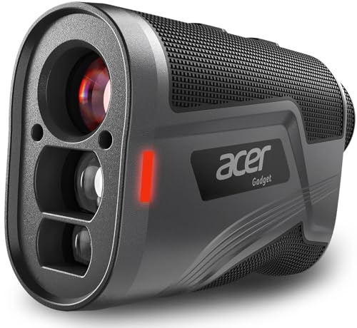 Acer Golf Rangefinder with Slope - 1200Yards Range Finder for Hunting, 6X Magnification with Flag Pole Locking Vibration, Rechargeable, Battery with Magnet Stripe Golf Accessories for Men, Gifts