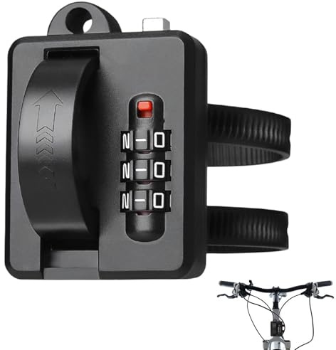 Blocco del casco del motociclo, blocco del casco del motociclo antifurto, Sicurezza Berrouter Casco del manubrio, Sicurezza antifurto del motociclo versatile per famiglie, amici