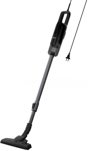 VersLife C8PRO Aspirapolvere con Filo 30KPa 600W, Scopa Elettrica con Bocchetta Senza Spazzola, Aspirapolvere Potente con Cavo da 5M, Filtro HEPA, Tubo Telescopico, per Pavimenti, Tappeti e Tende