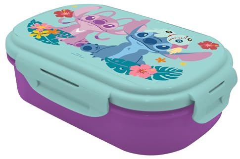 Kids Licensing ST00091 Contenitore per alimenti, Stitch Multicolore