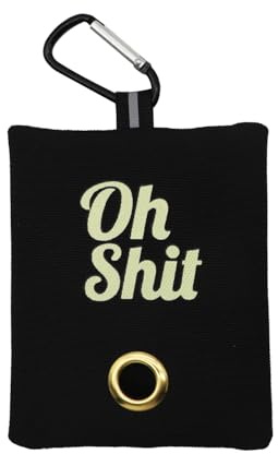 Dog Poop Bag Holder, Waste Bag Dispenser with Carabiner Clip Portable Pet Waste Leash Bags Carrier Dog Waste Bags Holders for Dog Pet Lover Walking Running Accessory Y7GSBD