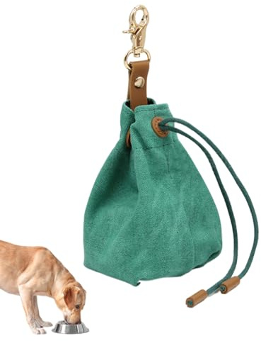 Tanxemery godisväska för hundträning, snackshållare med bältesklämma – hundträning nyckelring väska för godsaker, för våtpåsar nötkött torrfoder promenader vandring äventyr