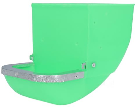 Fdit Comedero para Animales Pequeños, Duradero, a Prueba de Derrames, Dispensador de Comida para Conejos de Gran Capacidad para Cobayas, Chinchillas, Hurones, Color Verde