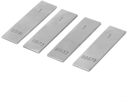 Juego de bloques de calibre de acero alto para medición, calibración estándar de dureza 64, grosor métrico para herramientas de accesorios de inspección y calibración de talleres(1)