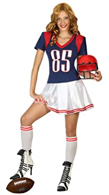 ATOSA Amerikanische Football-Spielerin Damenkostüm - Blau