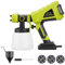 Pistolet à Peinture, DEWINNER Pulvérisation de 550W, Débit réglable à Réservoir de 1000ML Détachable, électrique 3 nozzles Débit 1000c/min avec Trois Tailles de Buse