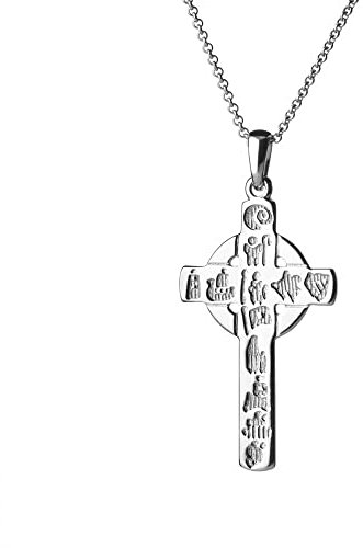 Eburya History of Ireland - Keltisches Kreuz Anhänger & Kette aus Irland