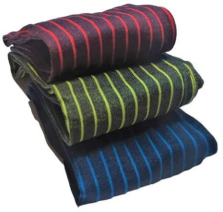 UPGRADE 3STYLE Calze eleganti originali businnes unisex filo di scozia. (taglia12 lungo 3 paia)