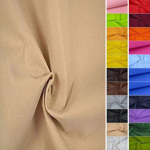 StoffBook beige Bastelstoff Filz, 1mm dicker Bastelfilz, Dekofilm Filzplatte, 90cm Nähen, Bastelarbeit, Kindergarten, Dekoration, Taschen, Bekleidung, Stoff, d556