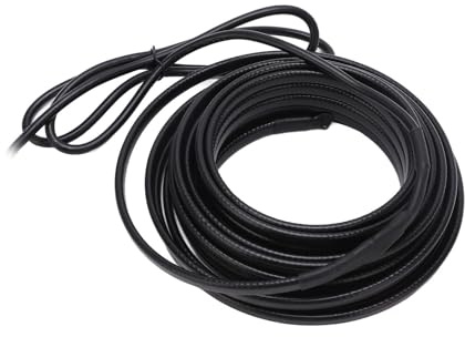 Pipe Heating Cable, 10m Self-Regulating Heat Trace Cable, Electric Freeze Protection for Water Pipes and PVC Hoses, Explosion Proof Plug