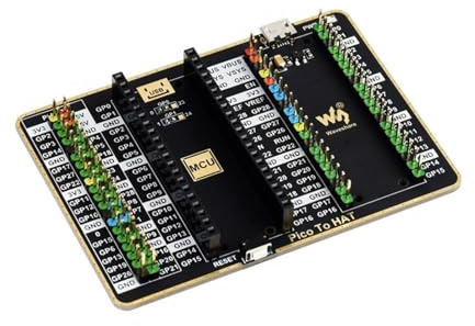 TUOPUONE GPIO Expander kompatibel mit Raspberry Pi Pico 1x RPi Standard 40PIN 1x Pico 2×20PIN