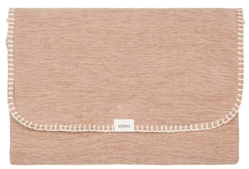 Koeka Wickelunterlage Für Unterwegs - Wickel Clutch - Windelwechselkissen - Windelwechselmatte - Rivoli - Baumwolle - Strapazierfähig - Braun - Einheitsgröße