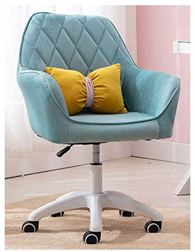 Drehstuhl, Bürostuhl, drehbar, modern, gepolstert, drehbar, Heimbüro-Arbeitsstuhl, Zuhause mit Rollen für Barber Barber