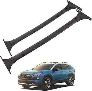 RenCehn Dachträger für Toyota RAV4 Adventure TRD Off-Road 2019-2023, Abschließbare Anti Diebstahl Auto Dachstangen.