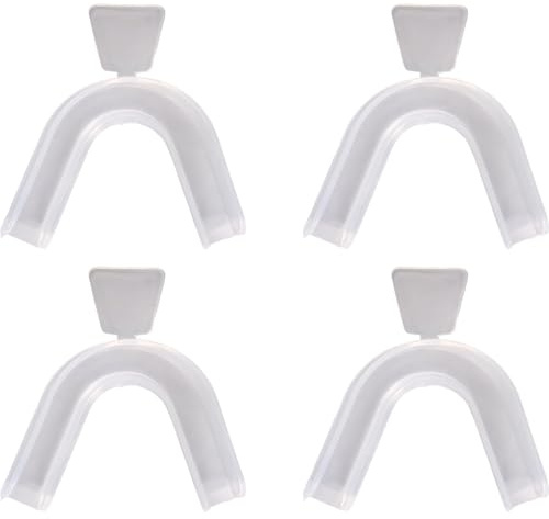 Set di 4 vassoi per denti sbiancanti la bocca, modellabili, per denti sbiancanti, gomme modellabili, per la cura dei denti, per ToothWhitening ToothProtecting