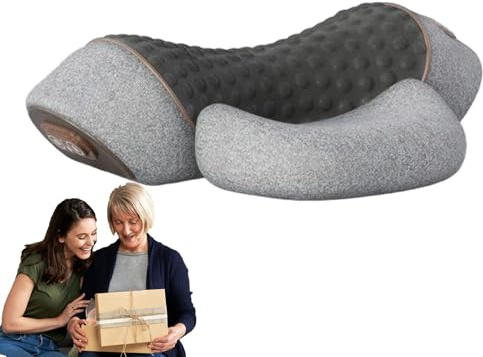 Oreiller Massant pour le Cou avec Chauffage | Oreiller Relaxant Musculaire,Appareil de Massage Cervical Électrique Mousse Mémoire Ergonomique pour Nuque Épaules Dos Tête - Adulte Femme Homme Détente S