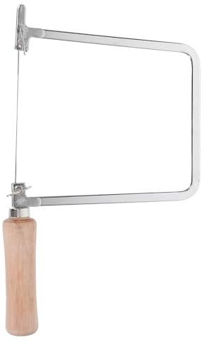 HOLIDYOYO Mini Segueta Manual Forma para Marquetería Corte Preciso Madera Metal y Plástico Herramienta Compacta para Bricolaje y Proyectos Detallados