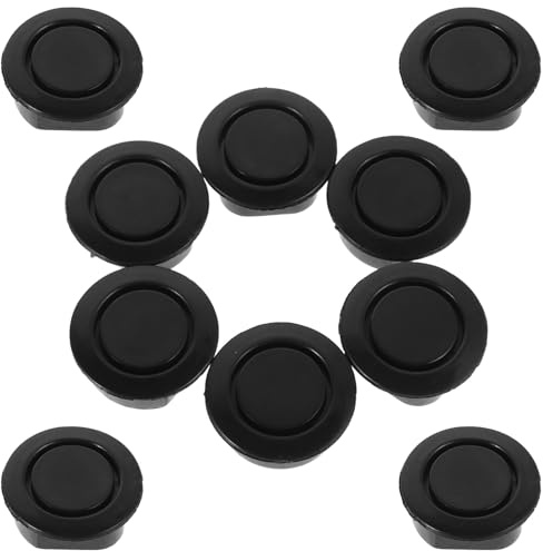 ELAYARD Tapones de Plástico 10piezas Protector y Fácil de Instalar para Orificio de Radar de Parachoques de Coche para Accesorios Exteriores de Auto