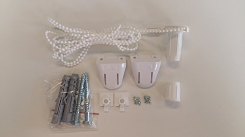 ZUBEHÖR Montage-Set ERSATZ Montage TEILCHEN Set - FÜR HALBKASSETTE UND ERSATZROLLO DUSCHROLLO 400 cm LÄNGE VON KS Handel