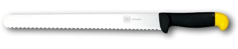 DUE BUOI Coltello 818 MEP/32 - SEGHETTATO per Pane con Lama Lunga MM 320 E Larga MM 34