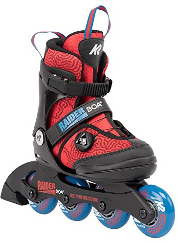 K2 Raider BOA Kinder Inline Skate 2025 red Blue